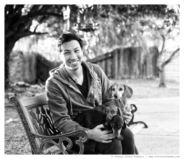 Me & My Dachshund Pack | January 2014. Photo by: Johnny Ortez-Tibbels ©