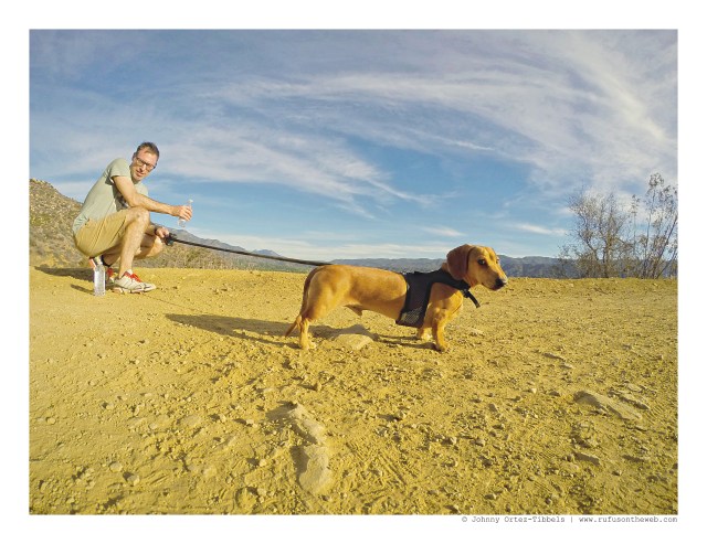 Marc & Milo hiking | December 2015. Photo by: Johnny Ortez-Tibbels ©